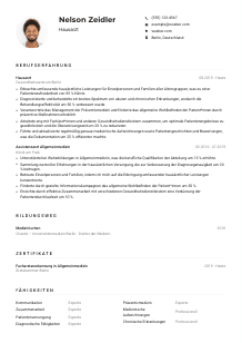 Lebenslauf-Muster für Hausärzt*in