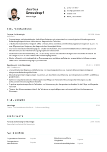 Lebenslauf-Vorlage für Neurolog*in #3