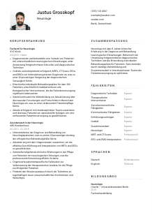 Lebenslauf-Vorlage für Neurolog*in #1