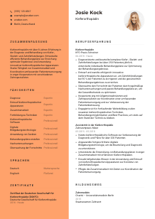 Lebenslauf-Vorlage für Kieferorthopäd*in #3