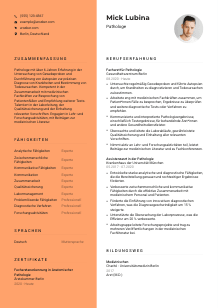 Lebenslauf-Vorlage für Patholog*in #3