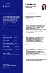 Lebenslauf-Vorlage für Facharzt*ärztin für Psychiatrie und Psychotherapie #3