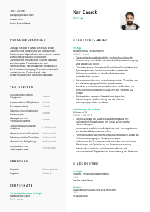 Lebenslauf-Vorlage für Urolog*in #2