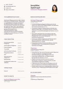 Lebenslauf-Vorlage für Zertifizierte*r Pflegeassistent*in #3