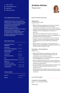 Lebenslauf-Vorlage für Pflegefachkraft #3