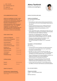 Lebenslauf-Vorlage für Infektionsschutzpfleger*in #3