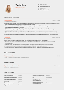 Lebenslauf-Vorlage für Pflegemanager*in #3