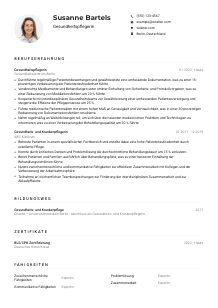 Lebenslauf-Muster für Gesundheitspfleger*in