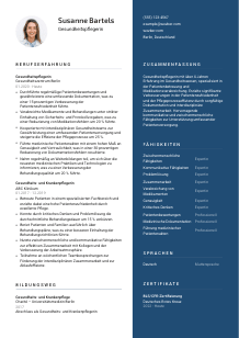 Lebenslauf-Vorlage für Gesundheitspfleger*in #2