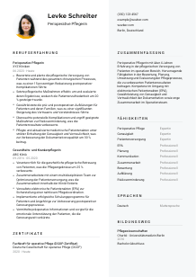 Lebenslauf-Vorlage für Perioperative*r Pfleger*in #2
