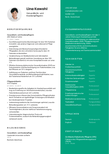 Lebenslauf-Vorlage für Gesundheits- und Krankenpfleger*in #2