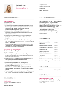 Lebenslauf-Vorlage für Operationspfleger*in #2