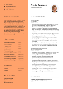 Lebenslauf-Vorlage für Telemetriepfleger*in #3