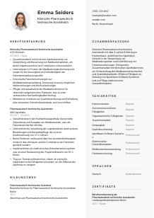 Lebenslauf-Vorlage für Klinische*r Pharmazeutisch-technische*r Assistent*in #2