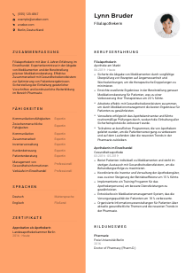 Lebenslauf-Vorlage für Filialapotheker*in #3