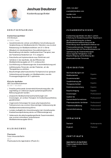 Lebenslauf-Vorlage für Krankenhausapotheker*in #3