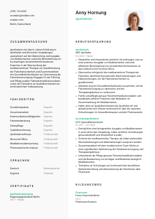 Lebenslauf-Vorlage für Apotheker*in #2