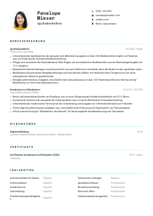 Lebenslauf-Vorlage für Apothekenhelfer*in #3