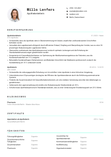 Lebenslauf-Vorlage für Apothekenleiter*in #3