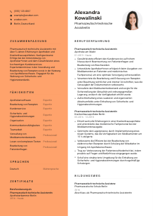Lebenslauf-Vorlage für Pharmazeutisch-technische*r Assistent*in #3