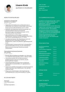 Lebenslauf-Vorlage für Apotheker*in im Einzelhandel #2