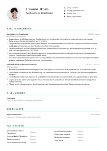Lebenslauf-Vorlage für Apotheker*in im Einzelhandel #3