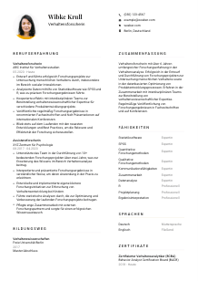 Lebenslauf-Vorlage für Verhaltensforscher*in #1