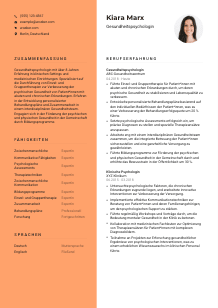 Lebenslauf-Vorlage für Gesundheitspsycholog*in #3