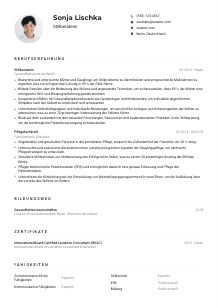 Lebenslauf-Muster für Stillberater*in