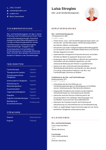 Lebenslauf-Vorlage für Ehe- und Familientherapeut*in #3