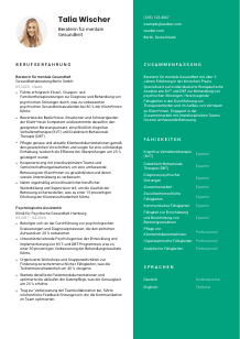Lebenslauf-Vorlage für Berater*in für mentale Gesundheit #2