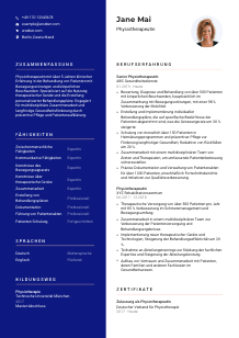 Lebenslauf-Vorlage für Physiotherapeut*in #3