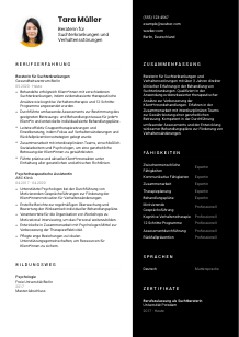 Lebenslauf-Vorlage für Berater*in für Suchterkrankungen und Verhaltensstörungen #3