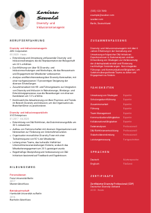 Lebenslauf-Vorlage für Diversity- und Inklusionsmanager*in #3