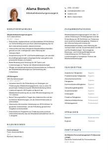 Lebenslauf-Vorlage für Mitarbeiterbeziehungsmanager*in #2