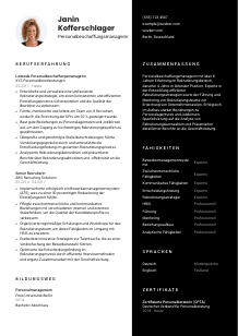 Lebenslauf-Vorlage für Personalbeschaffungsmanager*in #3