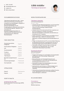 Lebenslauf-Vorlage für Talentakquise-Spezialist*in #3