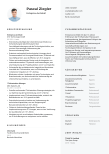 Lebenslauf-Vorlage für Enterprise-Architekt*in #2