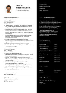 Lebenslauf-Vorlage für IT-Operations-Manager*in #3