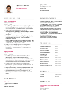 Lebenslauf-Vorlage für Penetrationstester*in #2