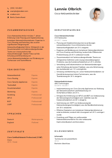 Lebenslauf-Vorlage für Cisco-Netzwerktechniker*in #3
