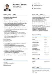 Lebenslauf-Vorlage für Rechenzentrum-Netzwerktechniker*in #2