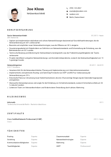 Lebenslauf-Muster für Netzwerkarchitekt*in