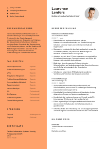 Lebenslauf-Vorlage für Netzwerksicherheitstechniker*in #3