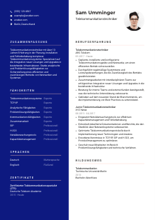 Lebenslauf-Vorlage für Telekommunikationstechniker*in #3