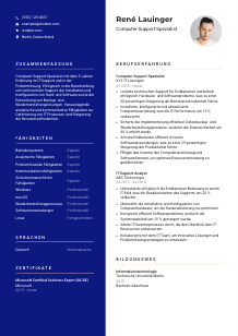 Lebenslauf-Vorlage für Computer-Support-Spezialist*in #3