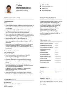 Lebenslauf-Vorlage für Computertechniker*in #2