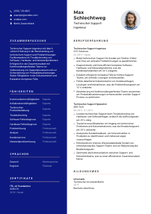 Lebenslauf-Vorlage für Technische*r Support-Ingenieur*in #3