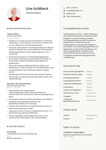 Lebenslauf-Vorlage für Tatortermittler*in #2