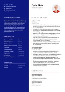 Lebenslauf-Vorlage für Rechtsreferendar*in #3